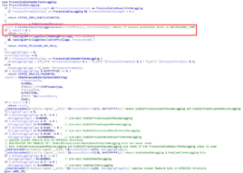Reverse-engineered source code of NtSetInformationProcess on Windows 11