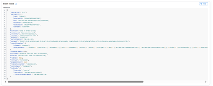 Exemple d'évènement UpdateAssumeRolePolicy