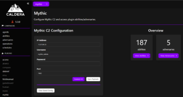 Mythic CALDERA plugin