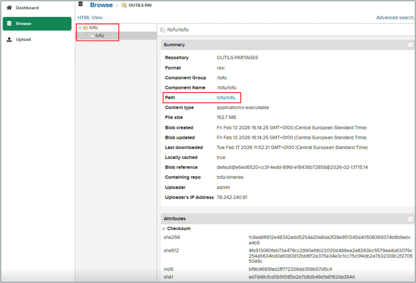 Legitimate binary used for infrastructure deployment